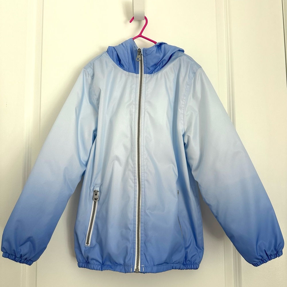 London Fog Kids Light Blue Ombré Jacket Coat